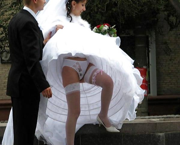 11P Upskirt bride