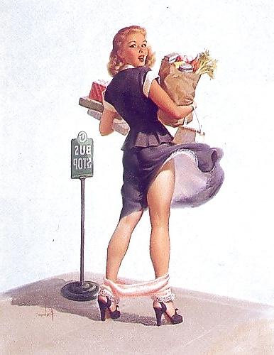 25P Assorted  pin-up art