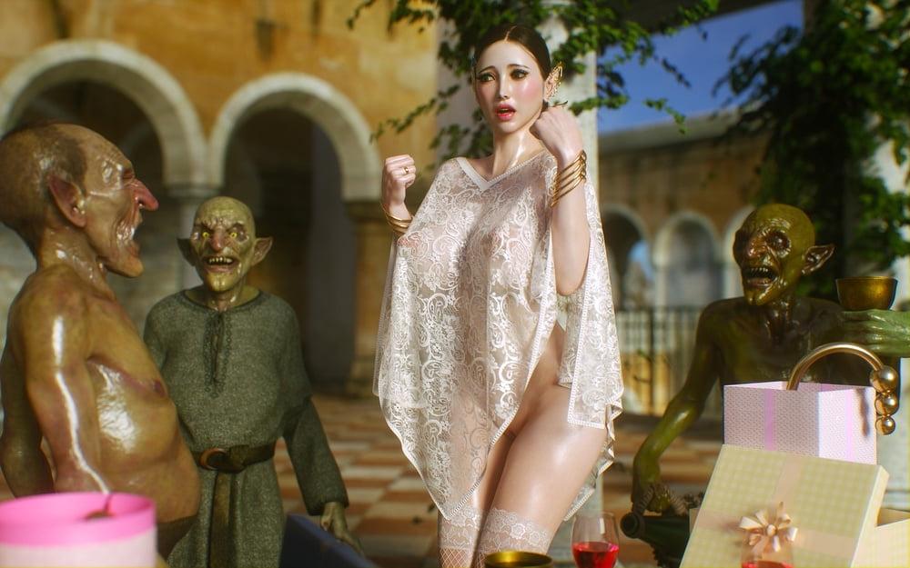 25P Elf Slave 5: Goblin Bride