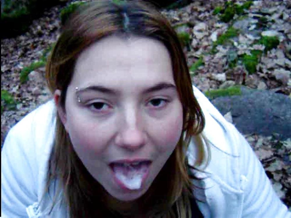 25P CHUBBY TEEN SWALLOW CUM