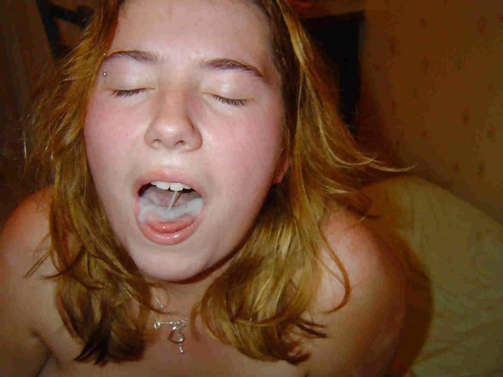 25P CHUBBY TEEN SWALLOW CUM