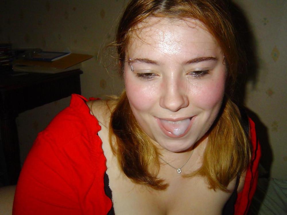 25P CHUBBY TEEN SWALLOW CUM