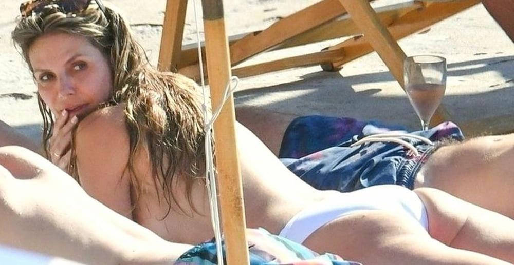 12P Heidi Klum Topless Capri 2019