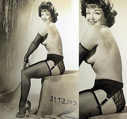 25P 50's era opera length gloves and high heels