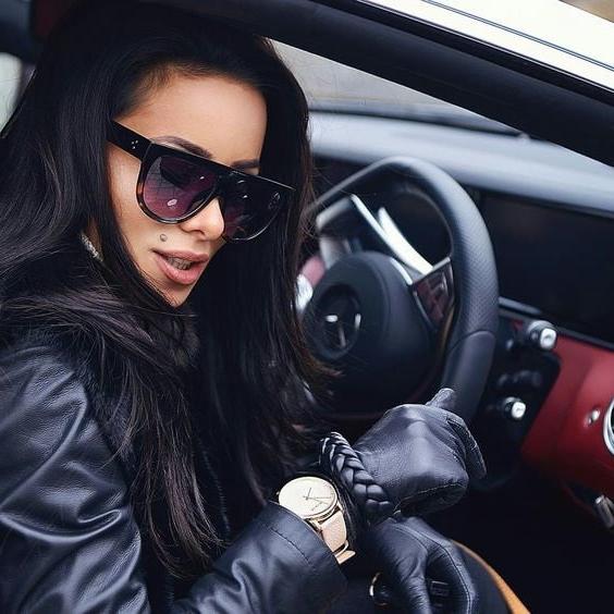 25P Black Leather Gloves 4 - by Redbull18
