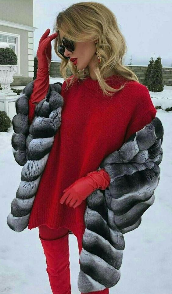25P Red Leather Gloves 3 - by Redbull18