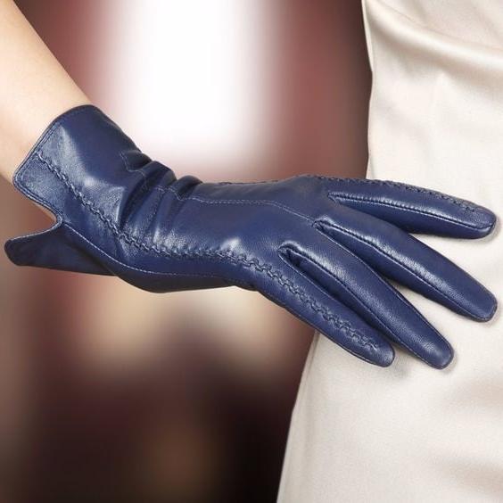 11P Blue Leather Gloves 3 - by Redbull18