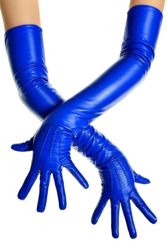 11P Blue Leather Gloves 3 - by Redbull18