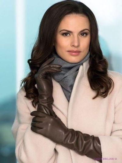 25P Brown Leather Gloves 3 - by Redbull18