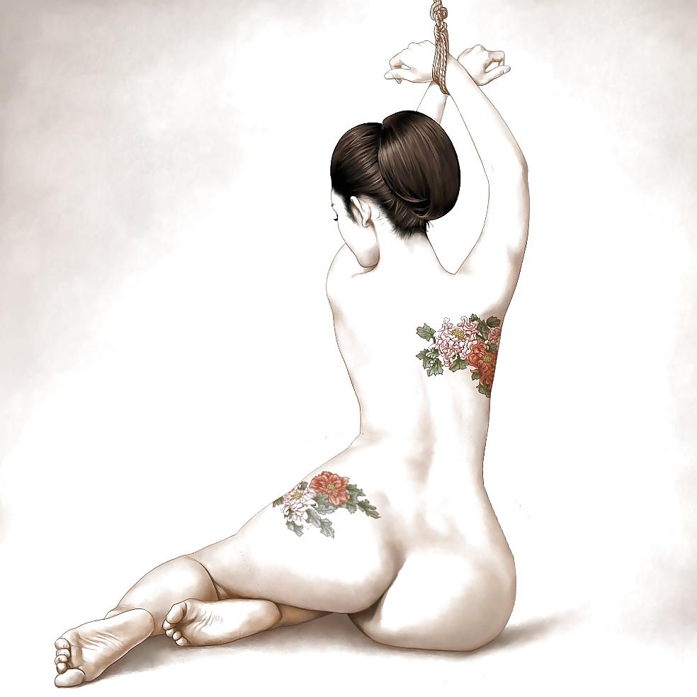 8P Wide Ass Huge Booty Art Sexy Babes