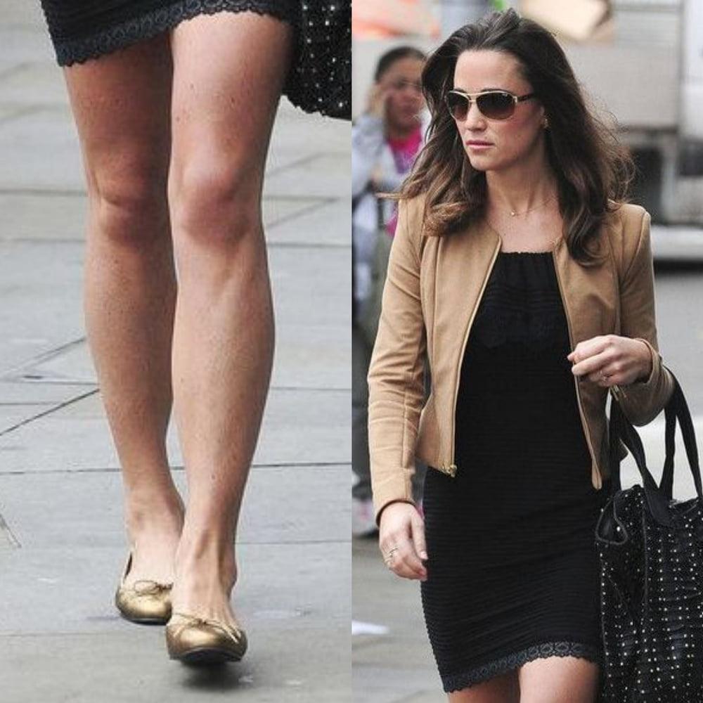 25P Pippa Middleton's sexy Leg's feet and High heel's