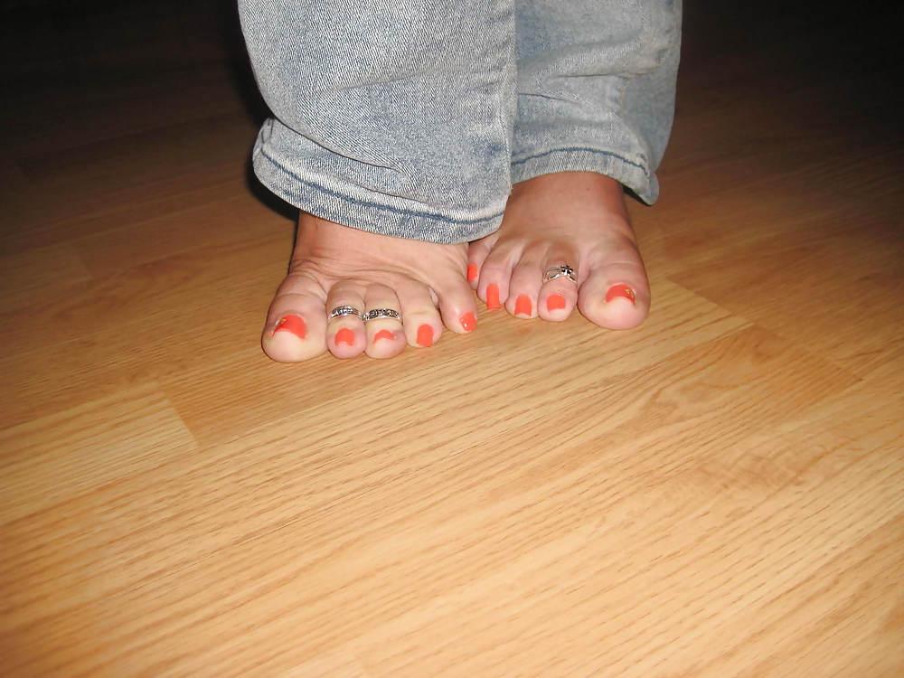 7P Sexy Bare Feet Toes Before Nylon