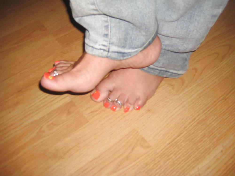 7P Sexy Bare Feet Toes Before Nylon