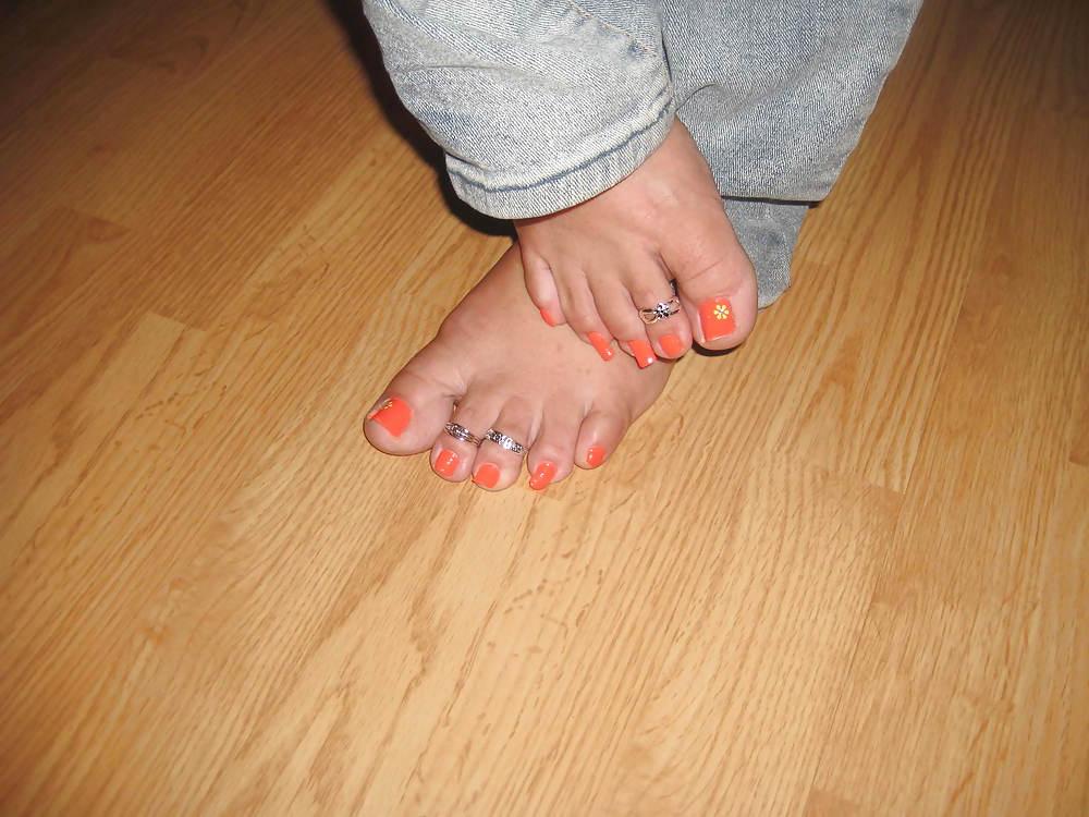7P Sexy Bare Feet Toes Before Nylon