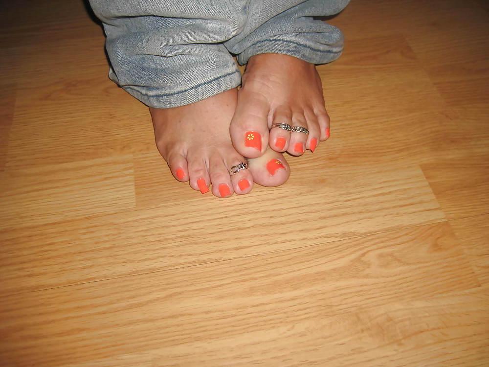 7P Sexy Bare Feet Toes Before Nylon