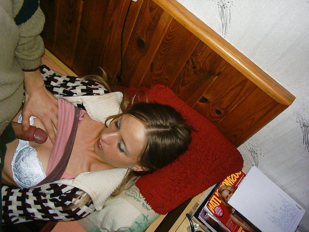 22P Cute blonde teen slut loves cock