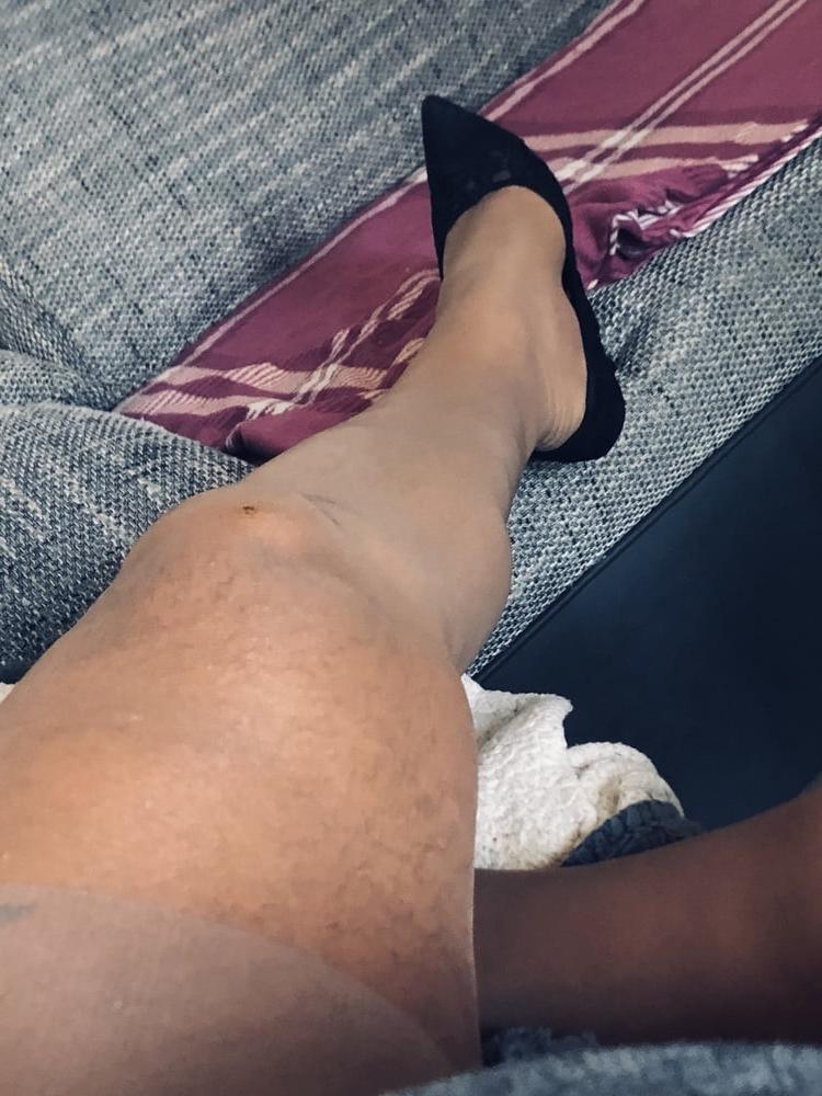 17P TS in Nylons, High Heels, Foot Play, Women Foot Gr38, TS