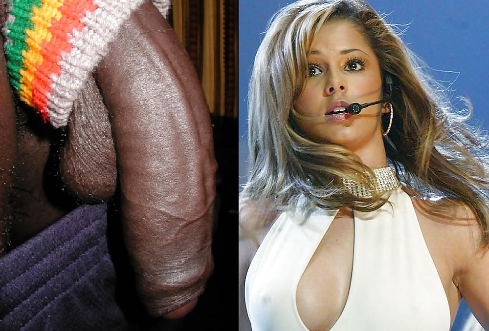 22P Cheryl Cole Big  Black Cock 