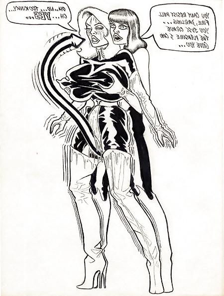 25P Fetish art (comix) Thigh Boots from E.N.Cuire!