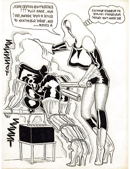 25P Fetish art (comix) Thigh Boots from E.N.Cuire!