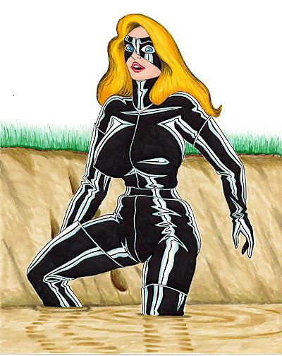 25P Fetish art (comix) Thigh Boots from E.N.Cuire!