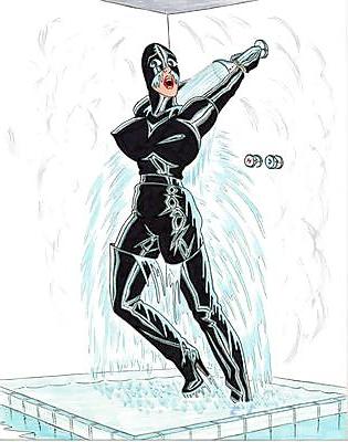 25P Fetish art (comix) Thigh Boots from E.N.Cuire!