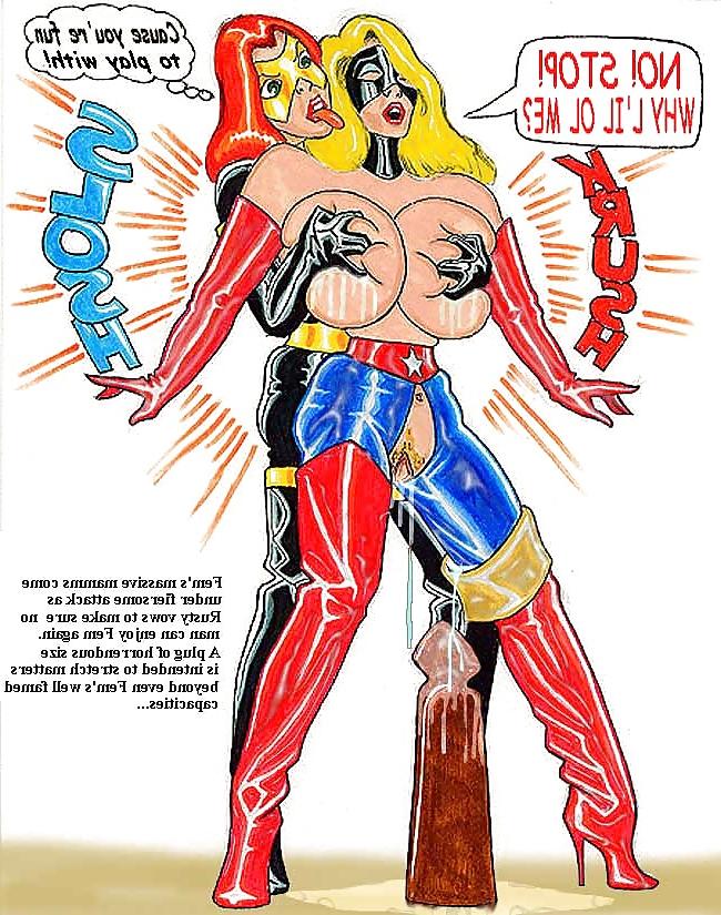 25P Fetish art (comix) Thigh Boots from E.N.Cuire!