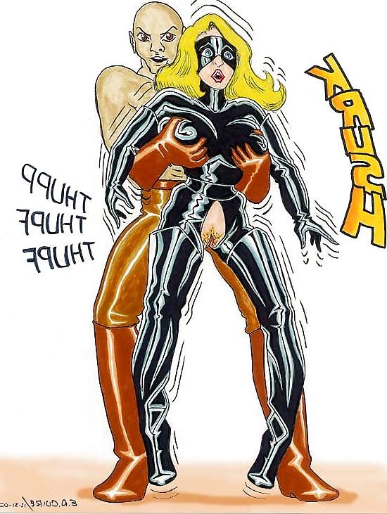 25P Fetish art (comix) Thigh Boots from E.N.Cuire!