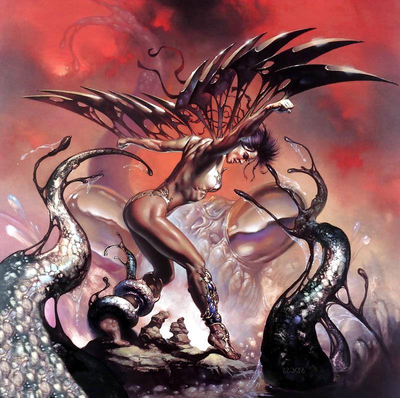 25P Erotic Fantasy Art 1 - Boris Vallejo