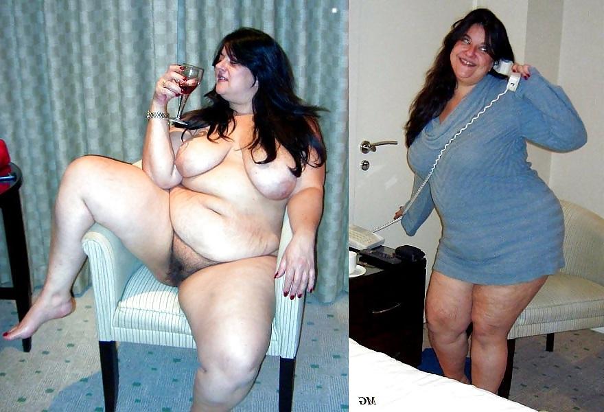 23P Busty BBW's Dressed & Undressed