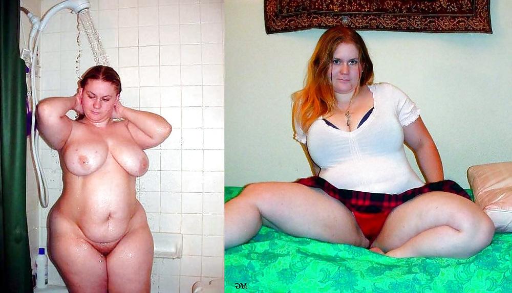 23P Busty BBW's Dressed & Undressed