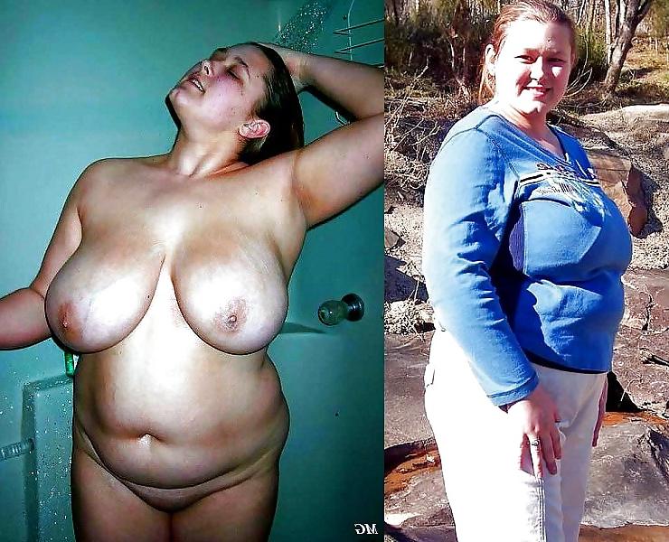 23P Busty BBW's Dressed & Undressed