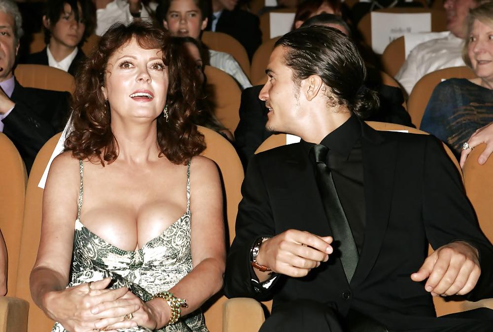 7P Susan Sarandon - Mega Cleavage