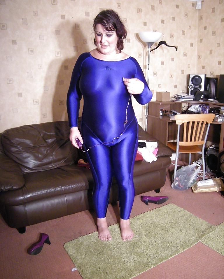 4P BBW in SPANDEX CATSUIT