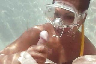 5P Underwater porn