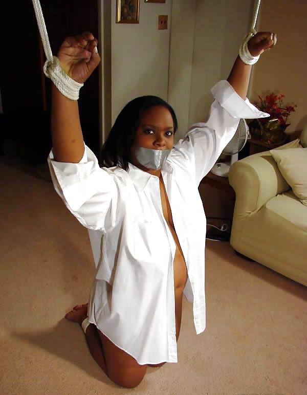 13P Beautiful black slutty girls tied up