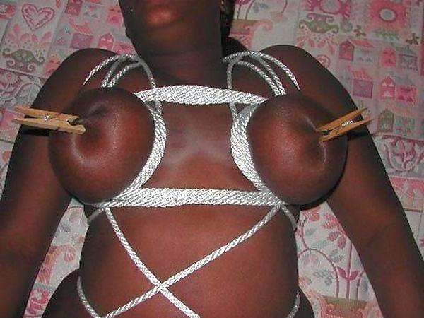 13P Beautiful black slutty girls tied up
