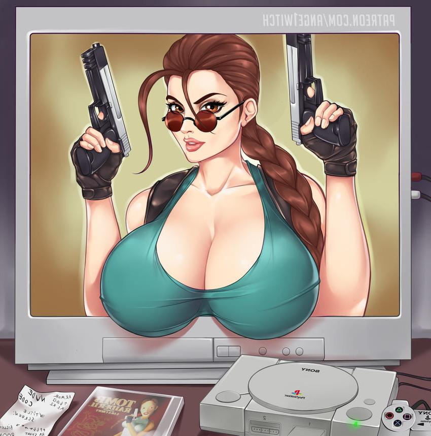 12P Video game Vixens vol 10- Lara Croft (classic version)