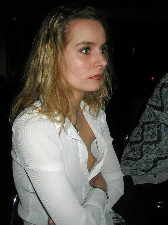 25P Down Blouse Slip Nipple,By Blondelover.