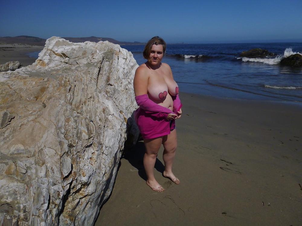 14P Bbw at the ocean 