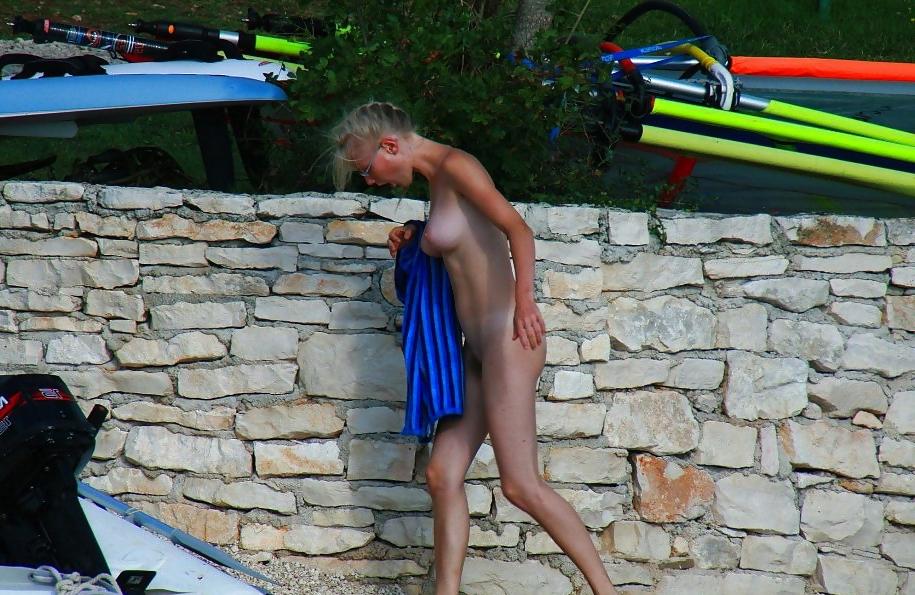 25P Danish Teen on nudist Beach