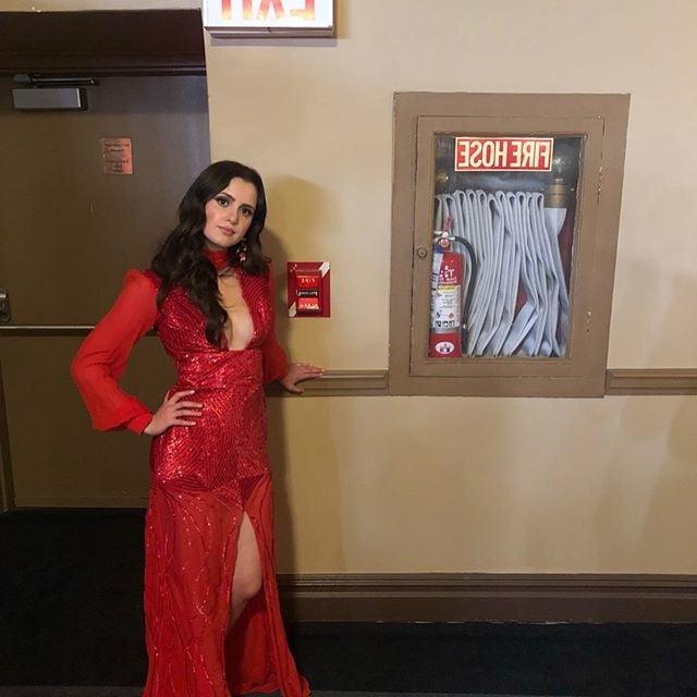 8P Laura Marano looking so hot in red (2020)