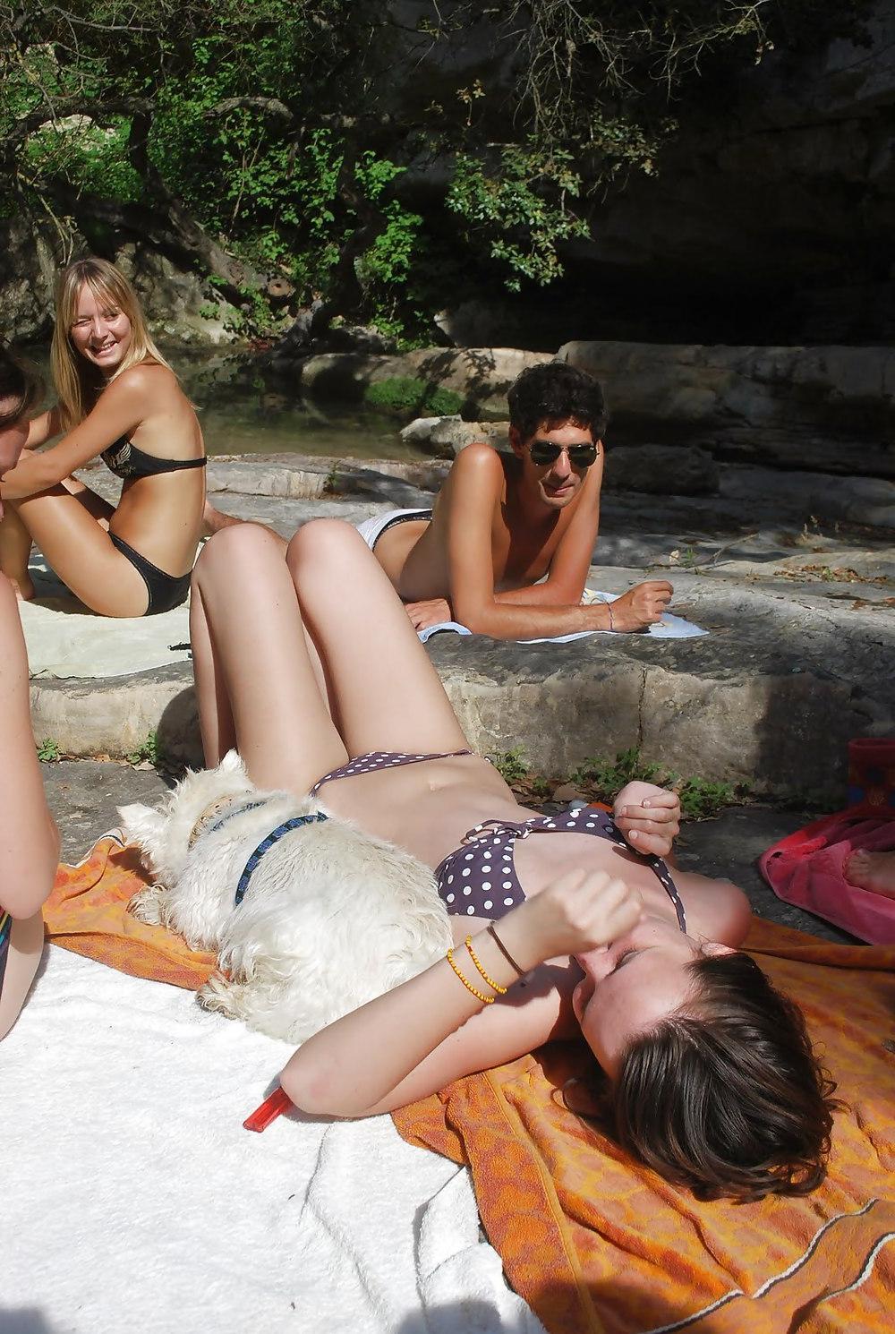 25P Amateurs sexy bikini and almost nudes in public