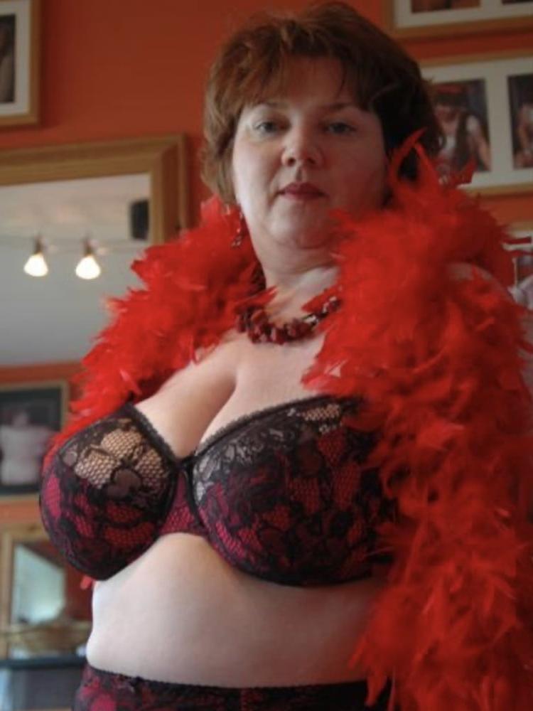 25P Chris44g Red &amp; Black Lingerie