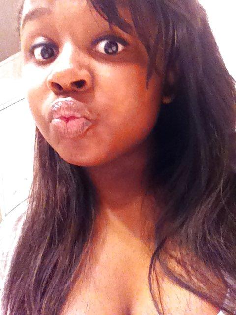 12P 19 year old Cute little black slut, i love big cocks