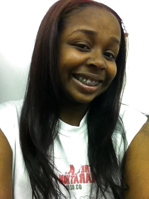 12P 19 year old Cute little black slut, i love big cocks