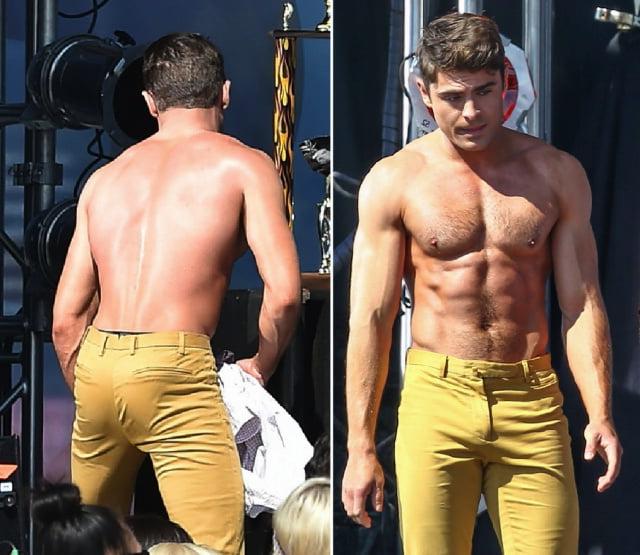 25P Male celeb Zac Efron various shirtless and sexy photos