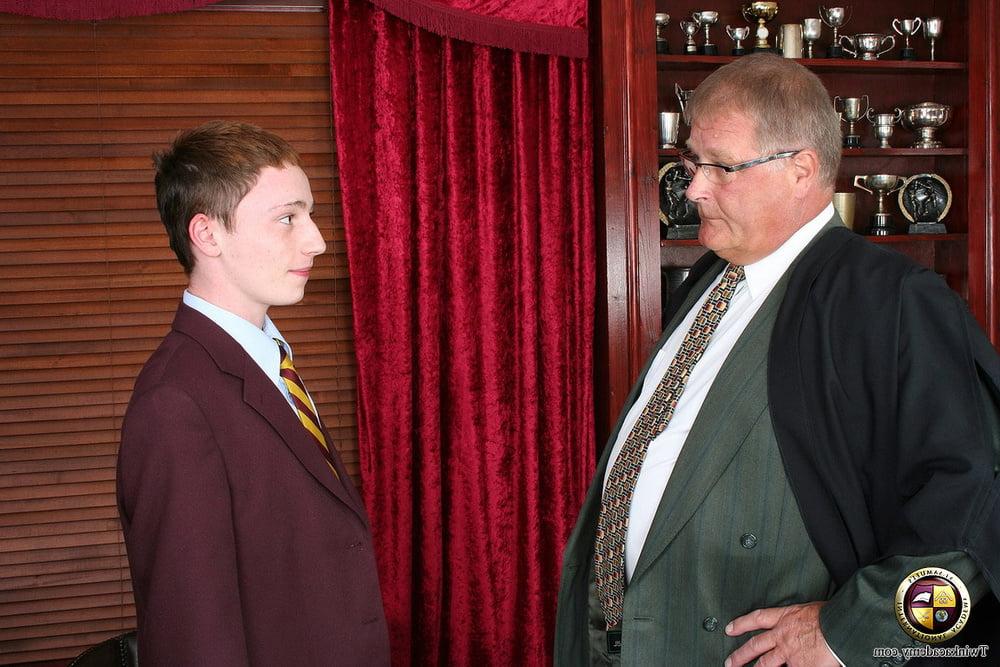 20P Teenage Martin is strip searched by the older headmaster
