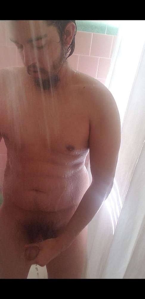 22P Swinging teenage cock in shower