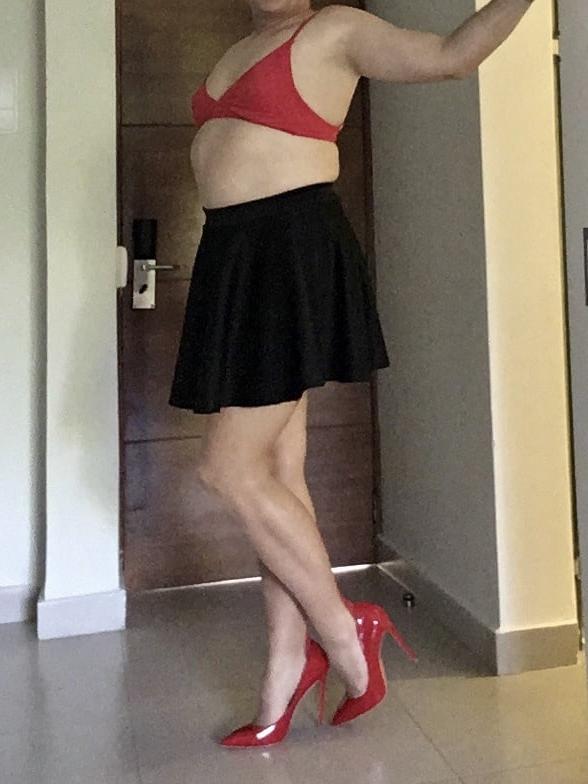 25P Red Seemed Stockings